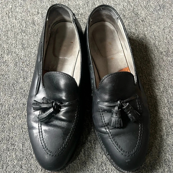 Alden Black Tassel Loafers, size 11.5 - Picture 2 of 11